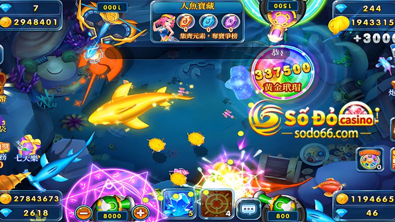 Tham gia game bắn cá uy tín tại nhà cái Sodo Casino